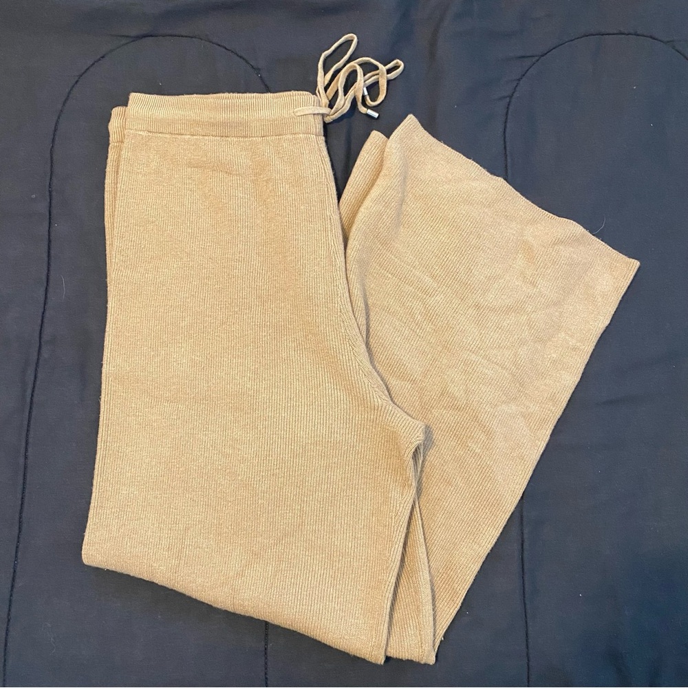Isabel Maternity by Ingrid & Isabel Tan Sweater Pants